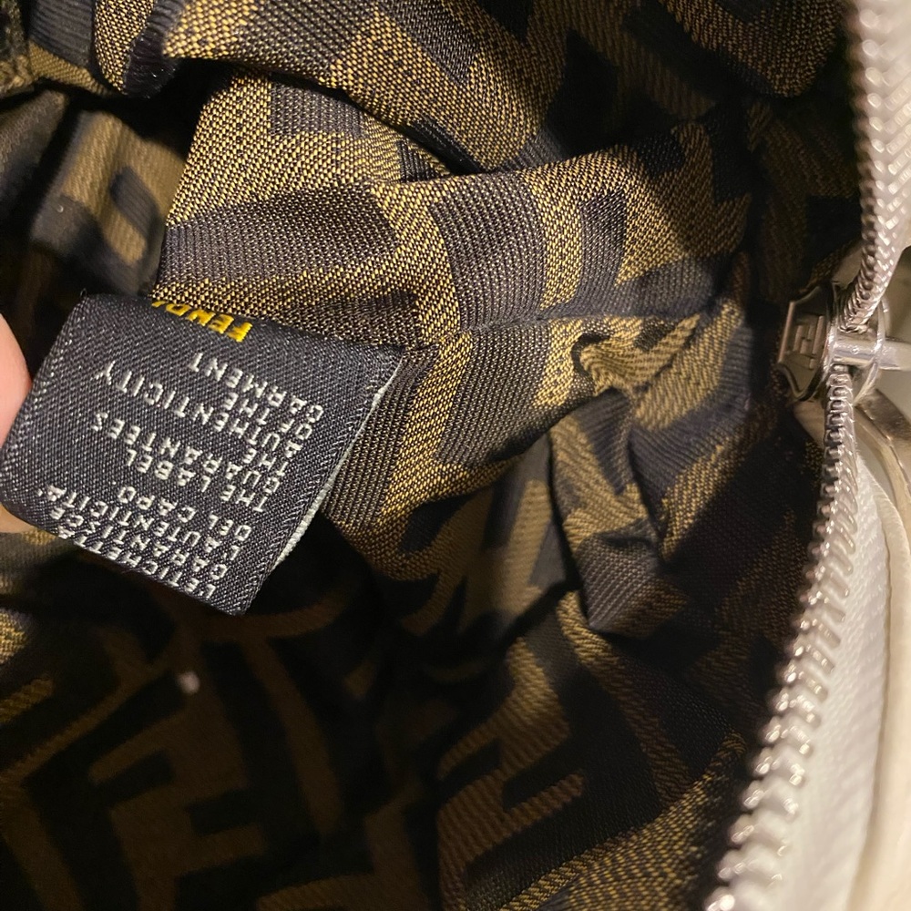 Fendi Mini Spy Cream Leather Bag - Picture 10 of 11